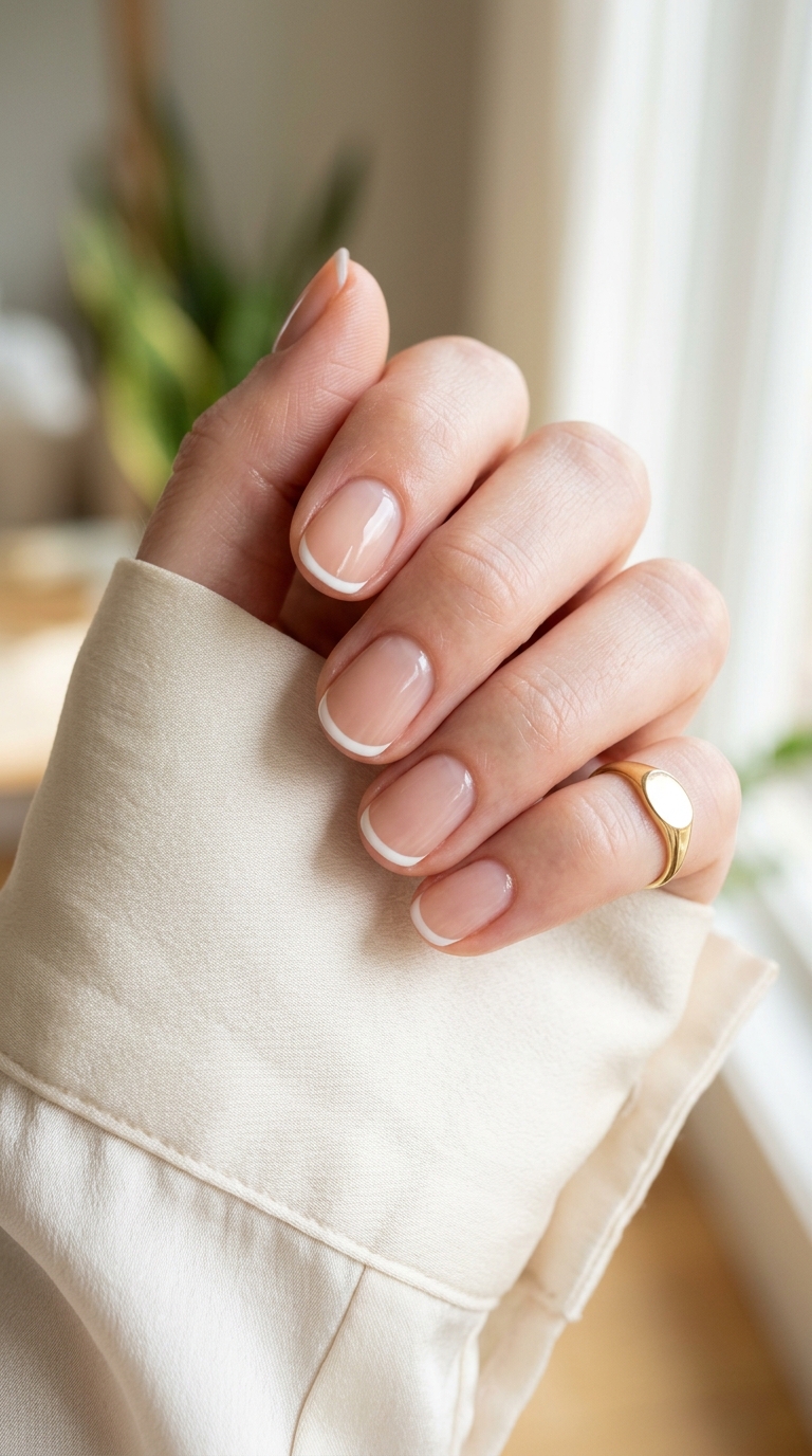 Alabaster Micro French Manicure